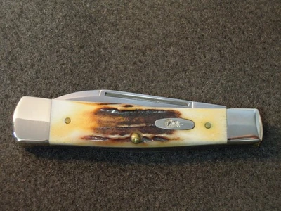 Cuchillo Case XX 2013 grande Gunstock Stag 52130 SS excelente con caja Foto 1 de 4