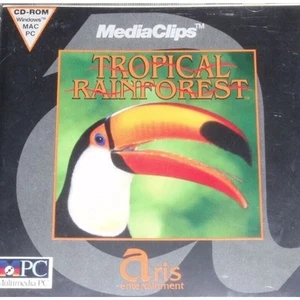 Tropical Rainforest CD-Rom Media Clips, 1993, Aris Multimedia - Picture 1 of 2