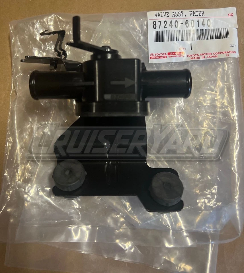 New Toyota Land Cruiser OEM FZJ80 Water Heater Valve 87240-60140 - Изображение 1 из 1