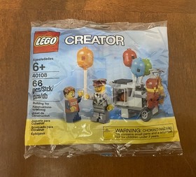 LEGO CREATOR: Balloon Cart (40108)- Brand New In Factory Sealed Bag