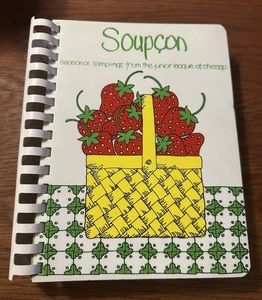 Vintage Soupcon Junior League of Chicago Community Spiral Cookbook 1974. 1979 - Imagen 1 de 5