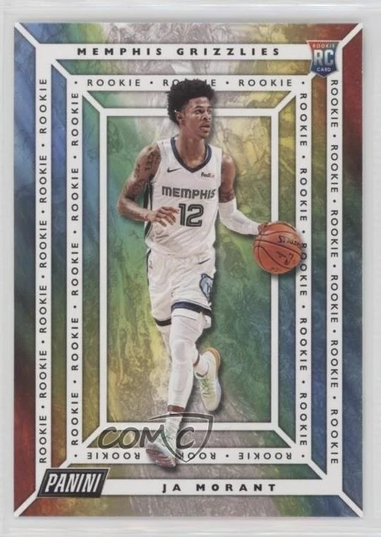2019-20 Panini Player of the Day Ja Morant #52 Rookie RC - Image 1 of 2