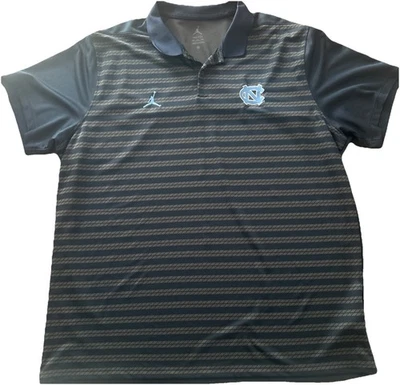 Jordan Brand North Carolina Tar Heels Primetime Victory Striped Dri-FIT Polo - Image 1 of 4