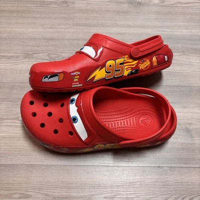 Crocs Lightning McQueen Cars Pixar INTERMITTENT LIGHT  Size 10 Men’s/12 Women’s - Image 1 of 4