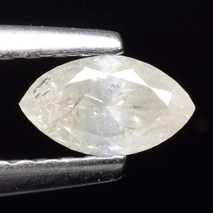 Diamante naturale sfuso 0,31 ct taglio marquise colore bianco - purezza I3 5,6 mm x 3,2 mm - Foto 1 di 1