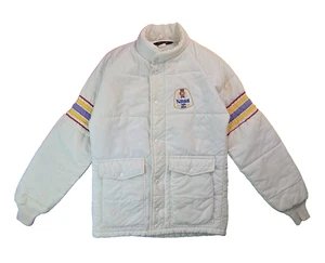 Swingster Vintage 70s 80s Natural Light Beer Puffer Jacket Mens Small S - Picture 1 of 10