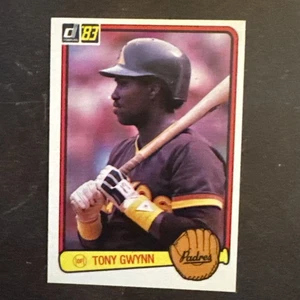 Tarjeta de novato Donruss #598 Tony Gwynn 1983 RC HOF - Imagen 1 de 4