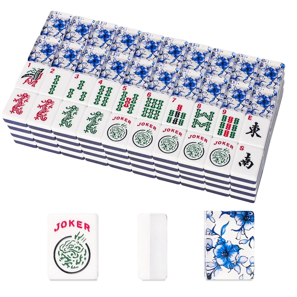 GUSTARIA Set of American Mahjong Tiles, 166 Quality Acrylic Mahjongg Tiles wi... - Image 1 of 4