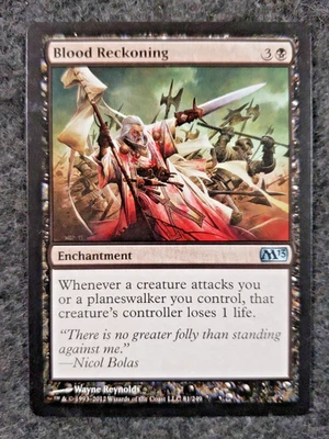 Magic The Gathering # Blood Reckoning mint never played (DS3D1L4) - Image 1 of 4