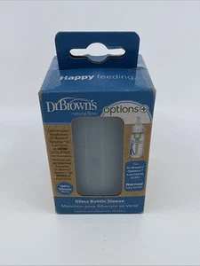 Dr. Brown's Natural Flow Optionen + Glas Baby Flaschenhüllen, 100 % Silikon, 4 Unzen - Bild 1 von 3