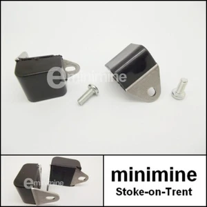 Classic Mini Polyflex Front Rebound Buffer Pair BLACK 2A4267 top arm stainless - Picture 1 of 1