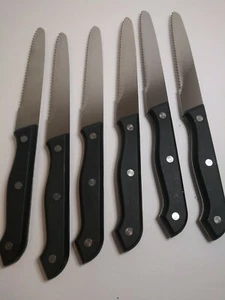 World Tableware 292 Round Tip 8 3/4 in.  Steak Knifes (6)  - Picture 1 of 2