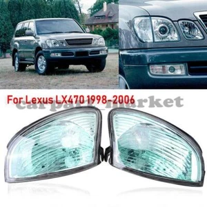 Fits Lexus LX470 1998-2007 Front Bumper Turn Signal Light Corner Lamp LH+RH Pair - Picture 1 of 7