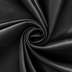 Polyester Charmeuse Satin 95 GSM Lightweight 58/60 Inch Silky Fabric By The Yard - Picture 1 of 44