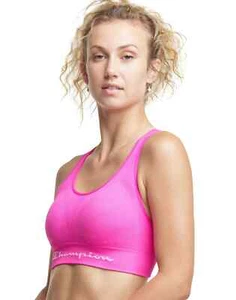 NEW! Champion Women's Sz M Infinity Medium Impact Sports Bra B5659 Vivid Fuchsia - Picture 1 of 7