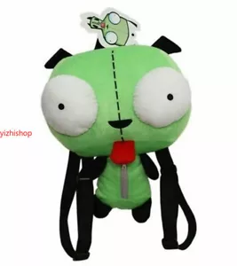 Zaino verde Alien Invader cim robot da cintura imbottito peluche 14 pollici regali carini - Foto 1 di 12