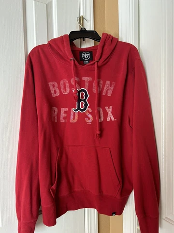 Boston Red Six Hoodie Red X Large By 47!! LQQK!! From Fenway Cover