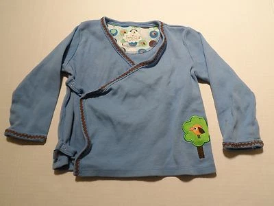 Camisa envolvente Tiny Tillia by Avon bebé bebé unisex talla 9-12 meses niño niña Foto 1 de 4