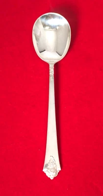 Castle Rose by Royal Crest Sterling Silver Sugar Spoon, 6" Long - Image 1 of 4