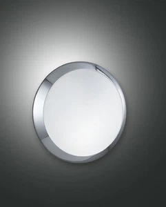FABAS LUCE 2792-61-138 PLAFONIERA BOREA CROMO E27 1X60W Struttura in metallo - Foto 1 di 1
