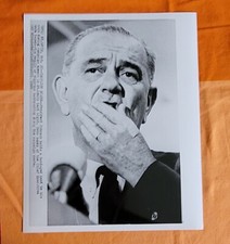 LYNDON B. JOHNSON PRESIDENT VINTAGE ORIGINAL PHOTO SAN FRANCISCO EXAMINER WOW