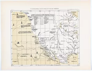1782 1879 NEW MEXICO- NEW ALBION - UNITED STATES MAP Wheeler - Jeffrey - Picture 1 of 3