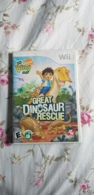 📕📖Go Diego Go Great Dinosaur Rescue (Nintendo Wii, 2008) - Image 1 of 3