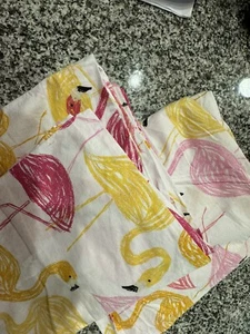 The Company Store 2 King Pillow Shams Flamingo - Picture 1 of 8