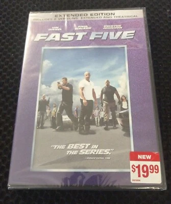 Fast Five DVD - Extended & Theatrical Editions +  - NEW SEALED - Image 1 of 2