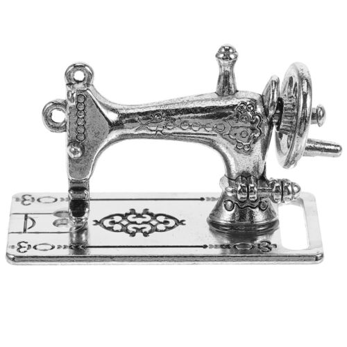 Mini House Sewing Machine Head Miniature Sewing Machine Toy House Decoration