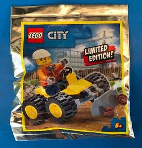 FIGURINE NEUF POLYBAG FOIL LEGO CITY TRAVAUX PUBLIC MINI BULLDOZER  952003 - Picture 1 of 1