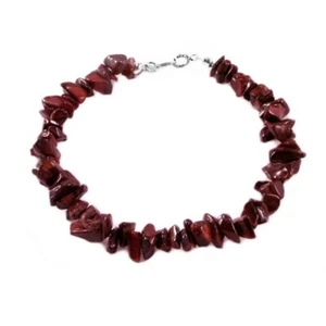 Brazalete genuino ojo de tigre gema astillado plata esterlina hecho a mano, 8 pulgadas - Imagen 1 de 1