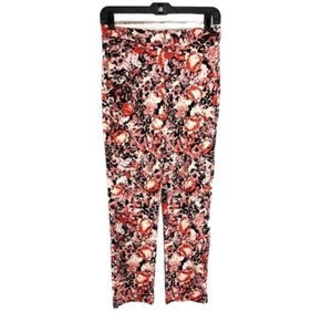 Lysse Multicolor Floral Slim Leg Pants Women's Size Medium - Picture 1 of 6