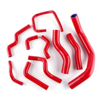 Kit de manguera de refrigerante de silicona ROJO para Nissan Silvia 200SX 240SX S13 S14 S15 SR20DET Foto 1 de 4