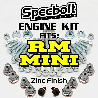 Kit de pernos de motor RM80 RM85 para Suzuki RM 60 65 80 85 100 Specbolt OEM acabado de zinc Foto 1 de 4