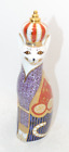 Statue Cat ROYAL CROWN DERBY Royal Cats ABYSSINIAN ENGLISH BONE CHINA 1986