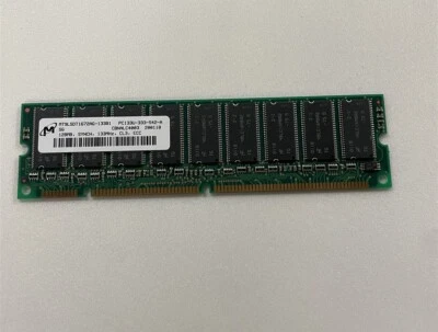 Sun 370-4149 128MB PC133MHz 168 Pin Memory Micron MT9LSDT1672AG-133B1 - Image 1 of 3