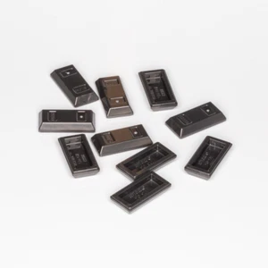 10x LEGO® Barren Goldbarren Ingot 1x2 (99563) (Pearl Dark Gray) NEU - Picture 1 of 1