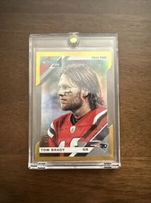 2019 Donruss Tom Brady #162 No Helmet Variation Press Proof  GOLD /25 Die-Cut