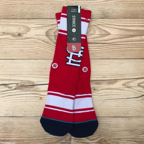 Stance MLB St Louis Cardinals Crew Socks Men’s Size Small/Medium 6-8.5 Cover