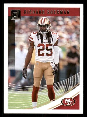 2018 Donruss Richard Sherman #258  San Francisco 49ers - Image 1 of 2