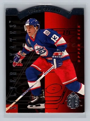 Teemu Selanne 1993-94 Upper Deck SILVER SKATES RETAIL R2 Hockey NHL Card Jets - Image 1 of 2