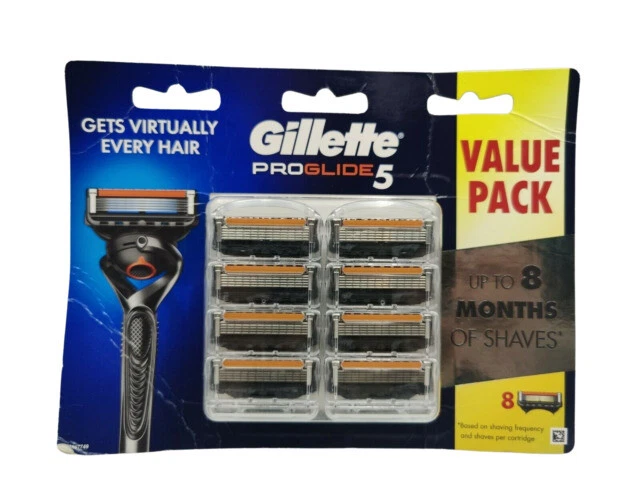 Gillette PROGLIDE 5 Razor Blades - 8 Pack