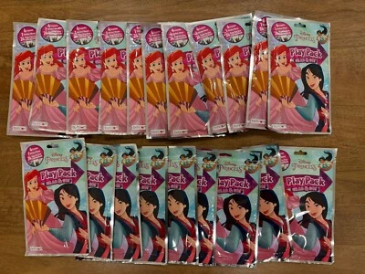 Lot of 20 Qty - Disney Princess Grab & Go Play Packs - Imagem 1 de 4