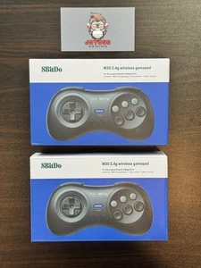 8Bitdo M30 2.4G Wireless Gamepad Controller for Sega Genesis - Black-81CC N063 - Picture 1 of 3