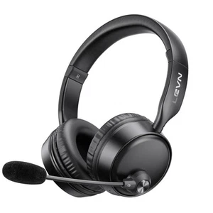 Bluetooth Headset, Bluetooth Headphones with Microphone (AI Noise Cancelling)... - Picture 1 of 7