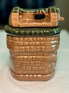 Vintage Pottery Wishing Well Cookie Candy Biscuit Jar House of Webster Texas - Picture 1 of 23