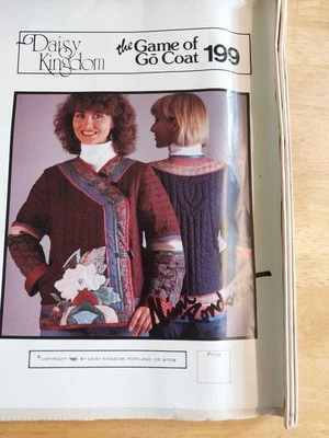 Daisy Kingdom the Game of Go Coat 199 New Uncut Pattern - Image 1 of 2