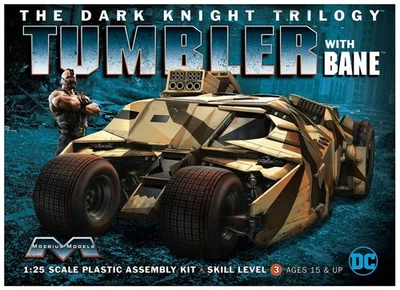 Moebius 967 The Dark Knight Trilogy Armored Tumbler with Bane 1:25 Scale Plas... - Image 1 of 4