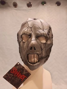 Slipknot Paul graue Latex Maske offizielle Band Merch neu mit Etikett selten Sammlerstück - Bild 1 von 8